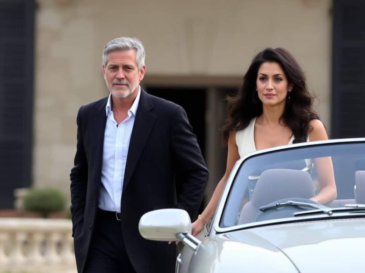 George & Amal Clooney Evacuate Provence Estate As France Continues To Battle Wildfires