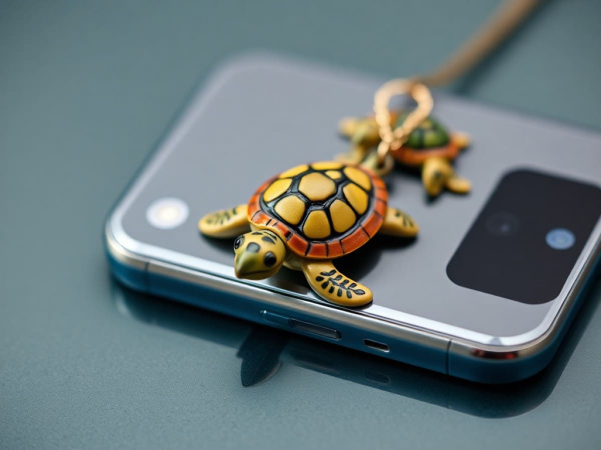South Korean Gen Z's answer to corporate despair: tiny turtle charms on phones
