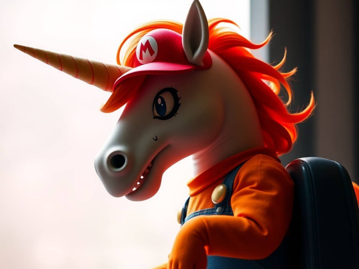 Super Mario Star Is A Orange Unicorn Terrorizing Children In Trailer For New Horror Movie Buddy