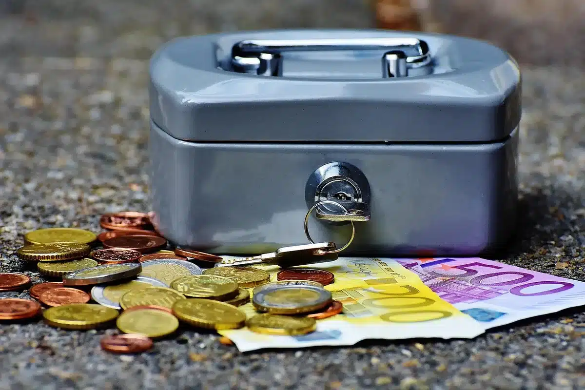 Family having a discussion about financial responsibility and money management